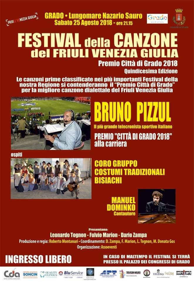 Il Programma del Festival della Canzone del Friuli Venezia Giulia 2018