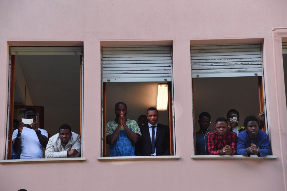 Uno dei centri di accoglienza per migranti della Auxilium