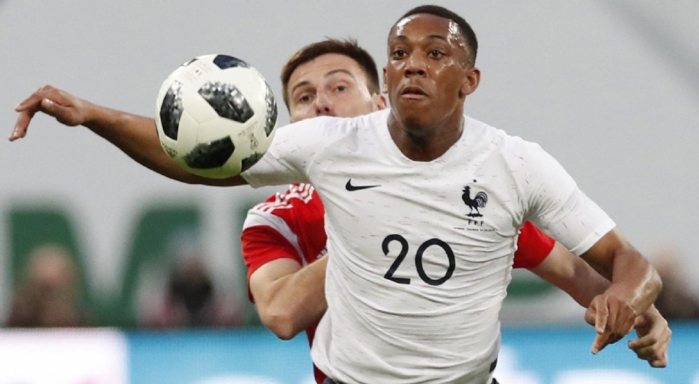 L'attaccante francese Martial