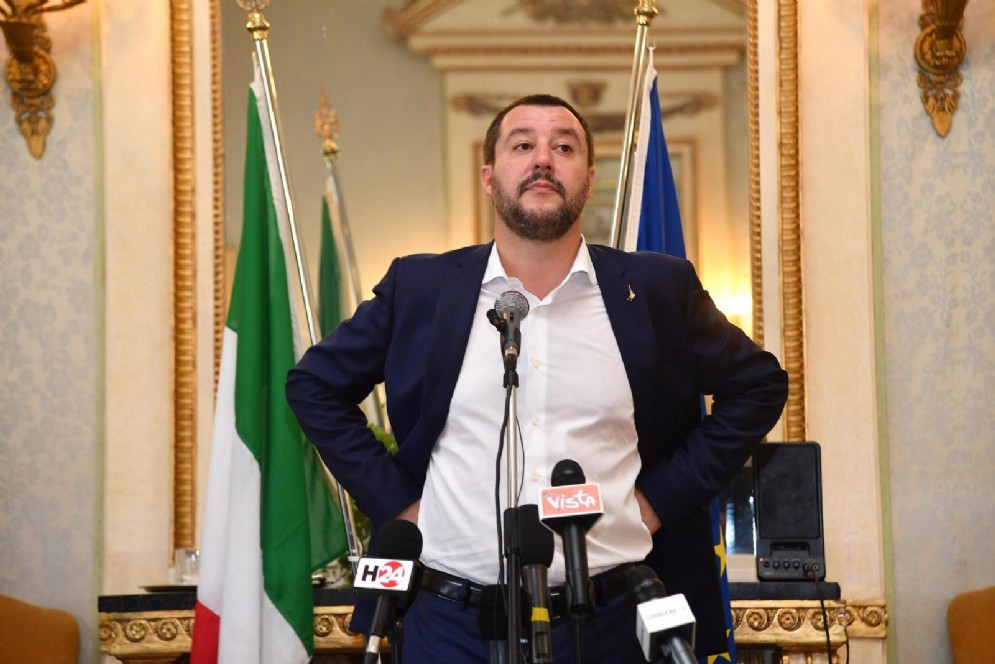 Il ministro dell'Interno Matteo Salvini