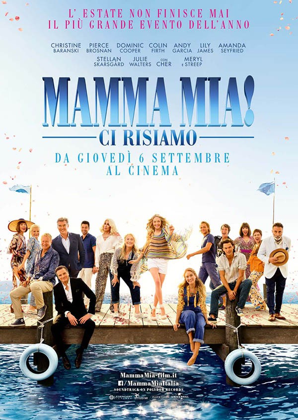 La locandina del film «Mamma Mia! Ci ririsiamo»