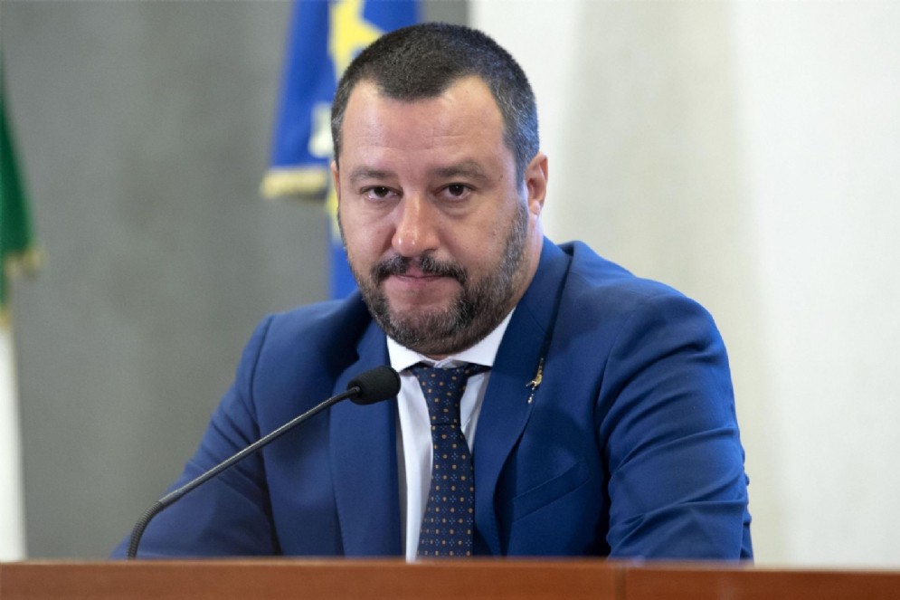 Il ministro dell'interno Matteo Salvini
