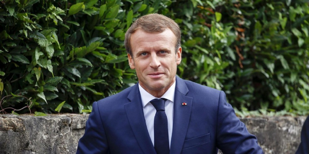 Il presidente della Repubblica francese Emmanuel Macron