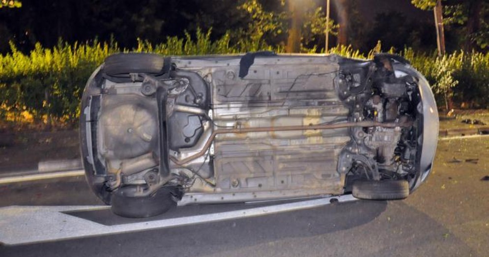 Auto ribaltata - Immagine di repertorio