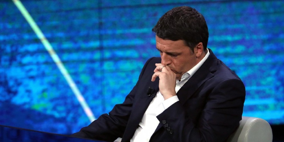 Matteo Renzi ospite della trasmissione di Rai1 Che tempo che fa