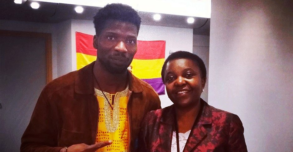 Mu So con l'ex ministro Cécile Kyenge