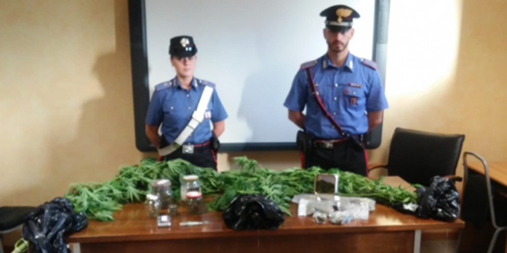In casa aveva una serra di marijuana: in manette un 23enne