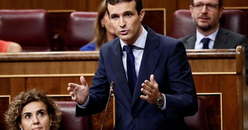Il leader del Partito popolare spagnolo, Pablo Casado