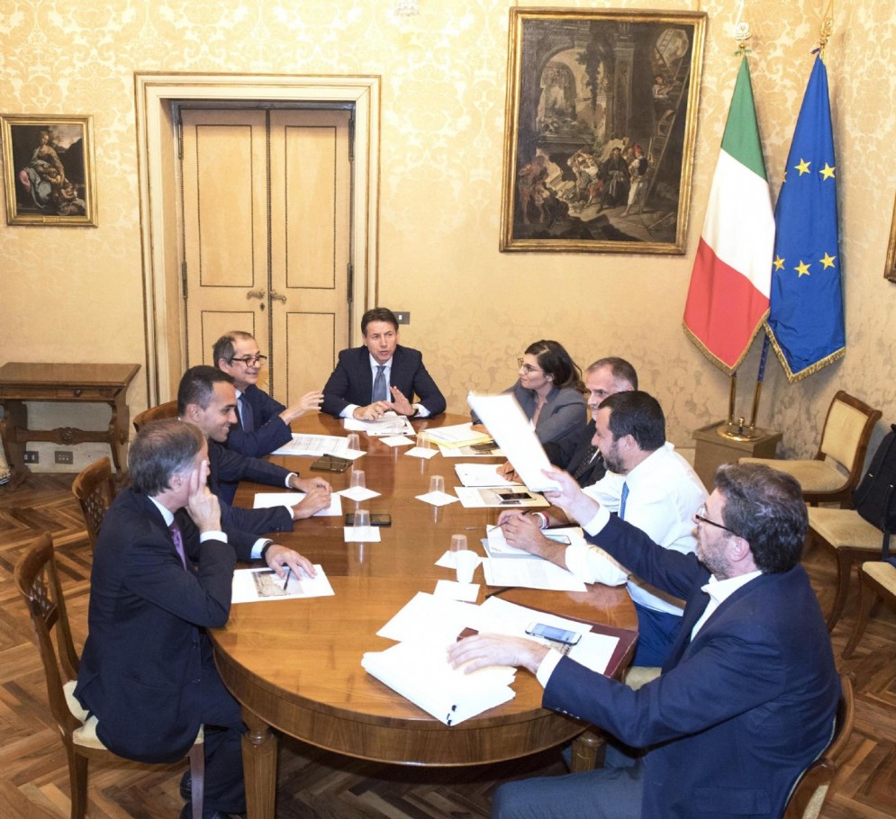 Il vertice a Palazzo Chigi sulla manovra e sulla nota di aggiornamento al Def