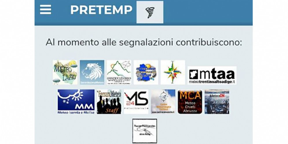 Gruppo meteo amatoriale entra a far parte di un sistema scientifico di monitoraggio meteorologico