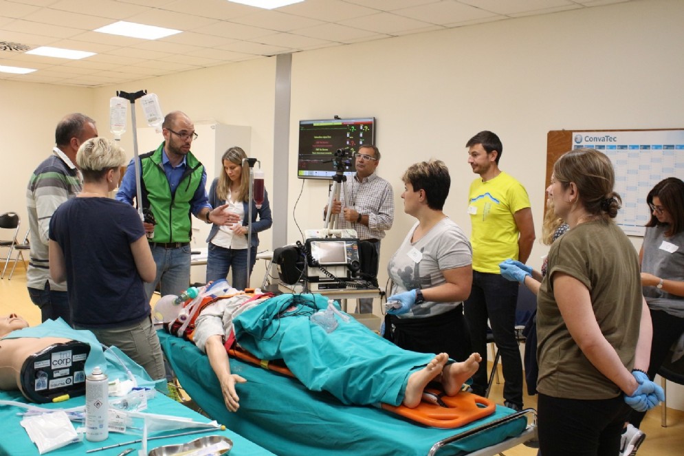 Il team dell'ospedale di Biella