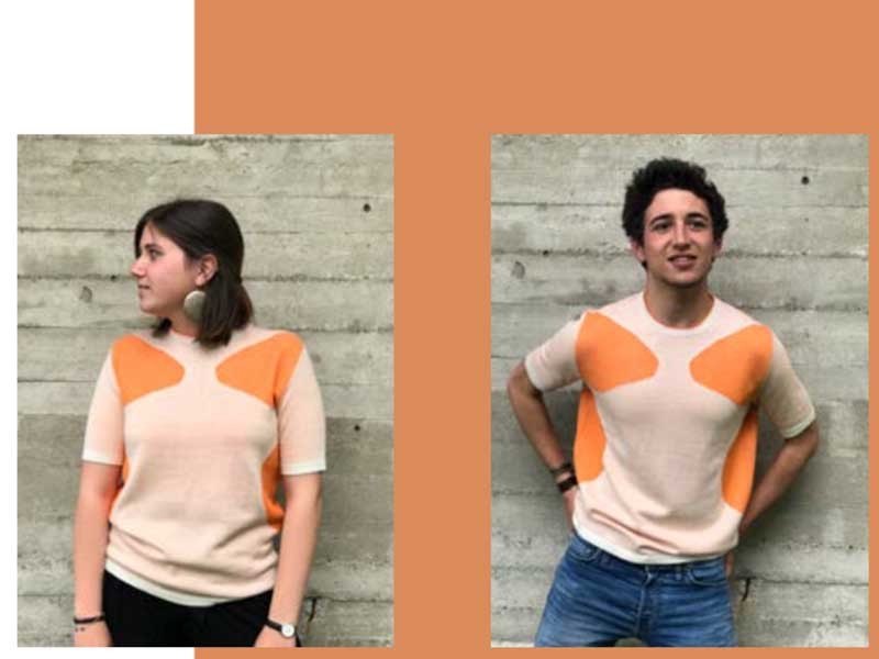 Una maglia realizzato con il Crabwool
