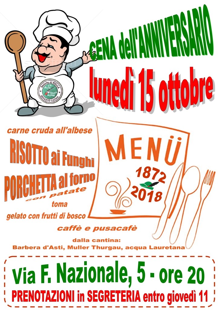 Locandina della Cena