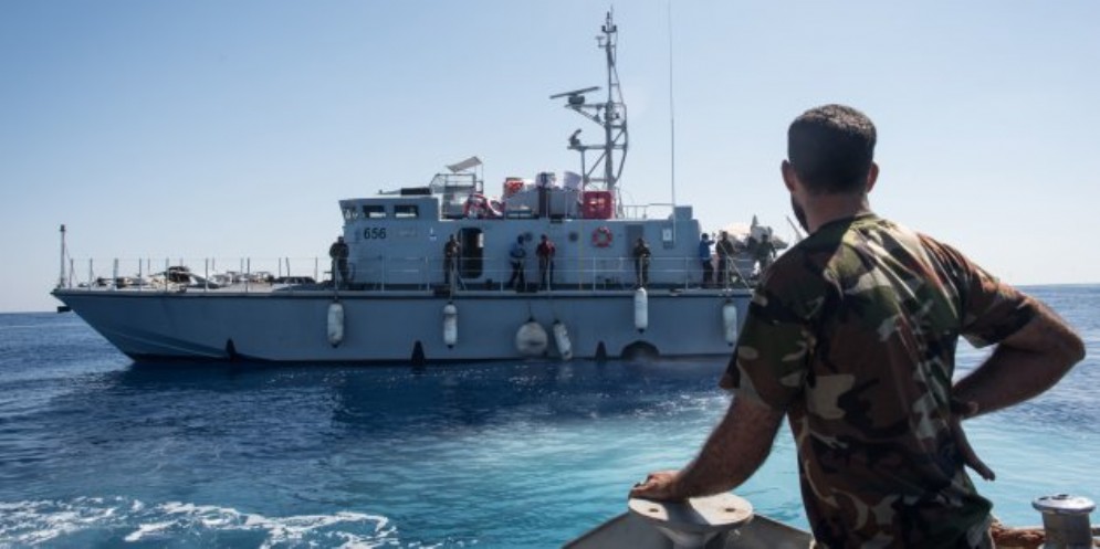 Motovedette libiche nel Mediterraneo