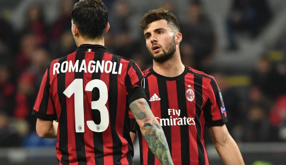 Alessio Romagnoli e Patrick Cutrone: Gattuso conta di riaverli a disposizione per il derby del 21 ottobre