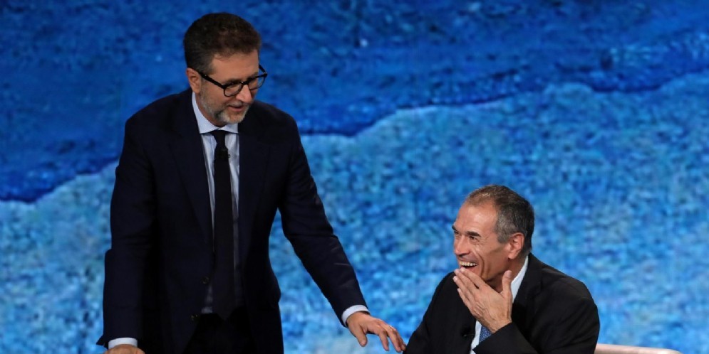 L'ex commissario alla spending review Carlo Cottarelli ospite di Fabio Fazio a «Che Tempo Che Fa»