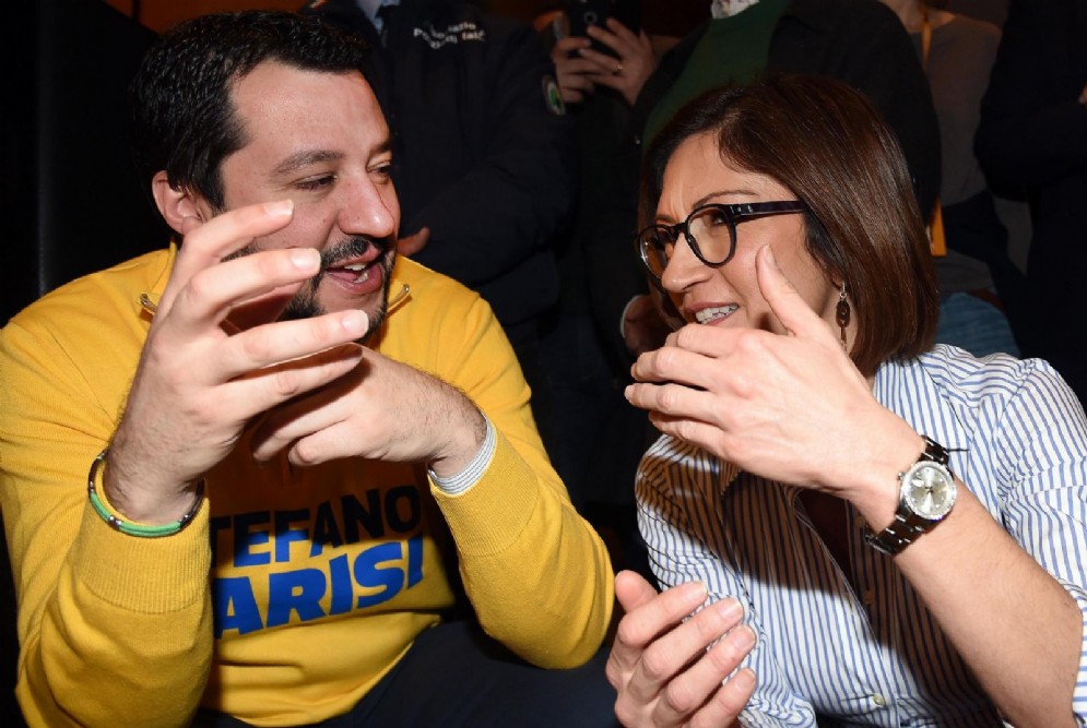 Matteo Salvini e Mariastella Gelmini