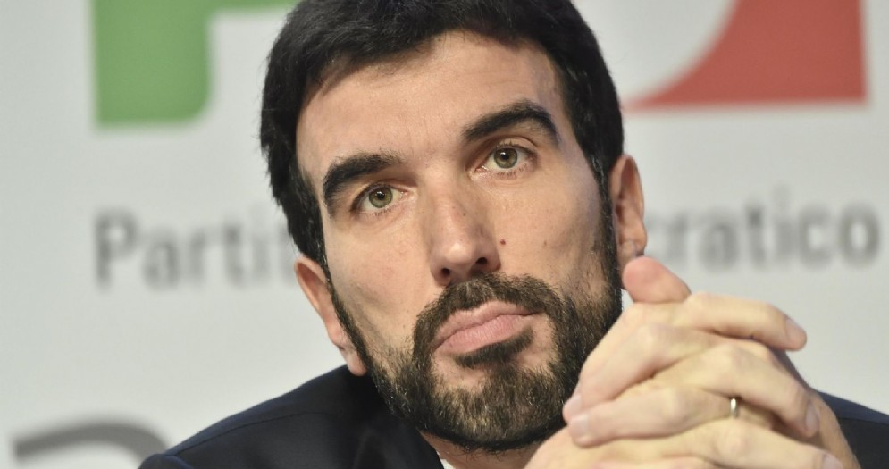 Il segretario del Pd Maurizio Martina durante il Forum per l'Italia, conferenza programmatica del Partito Democratico