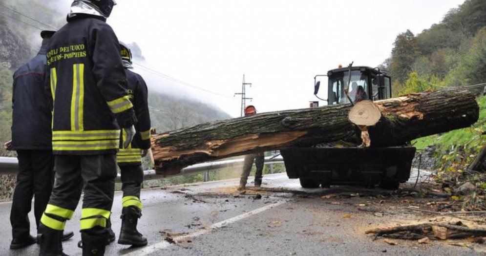 Maltempo, albero cade su un'auto in corsa in Val d'Aosta: due morti