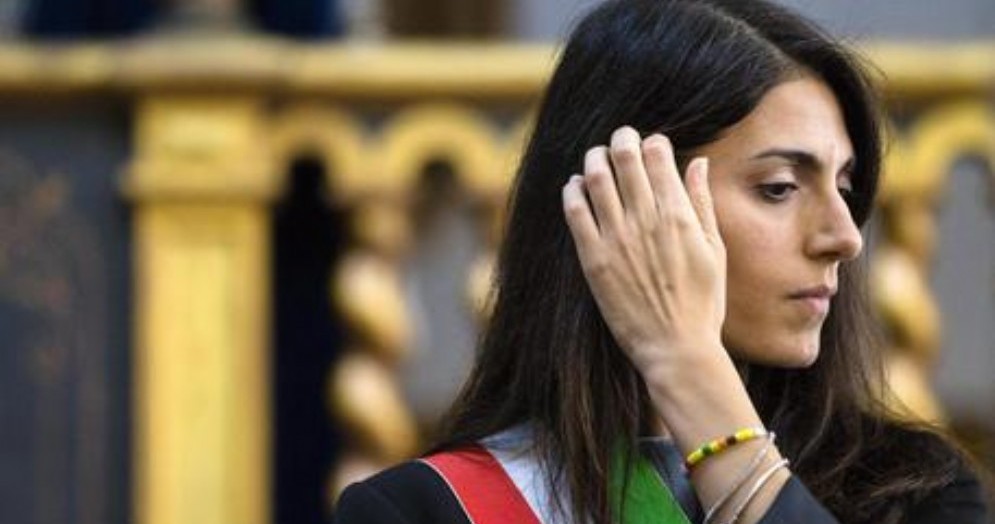 La sindaca di Roma Virginia Raggi