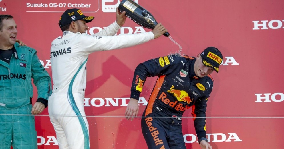 Hamilton e Verstappen