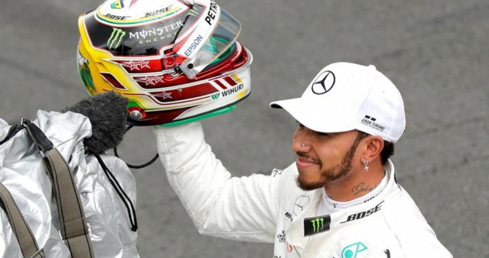 Lewis Hamilton, vincitore del GP del Brasile 2018