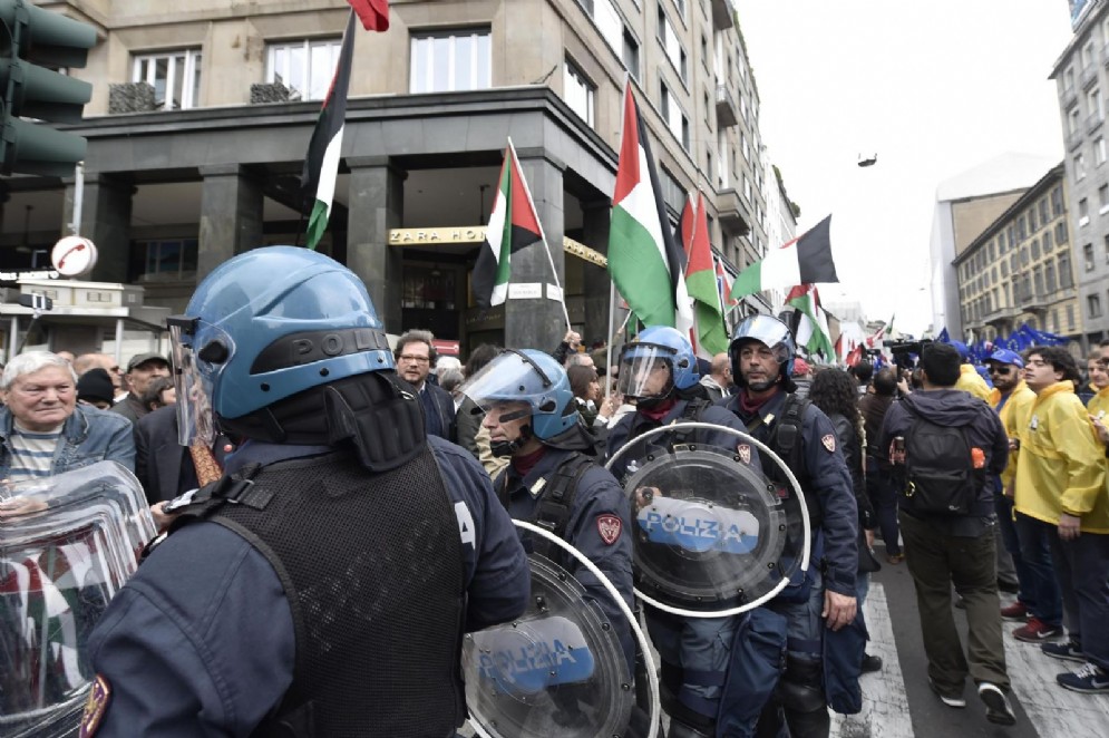 Manifestazione a Milano