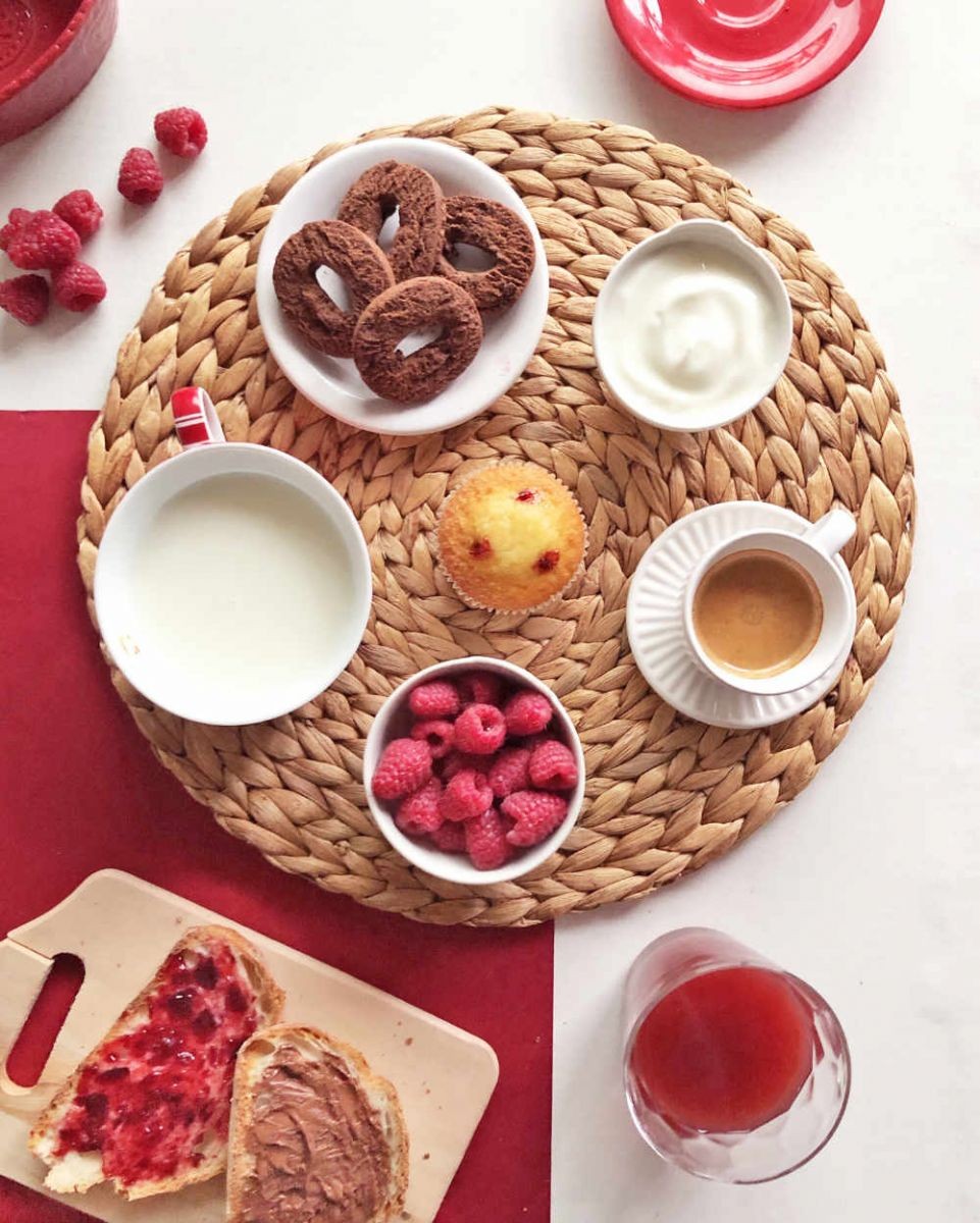 Colazione in rosso