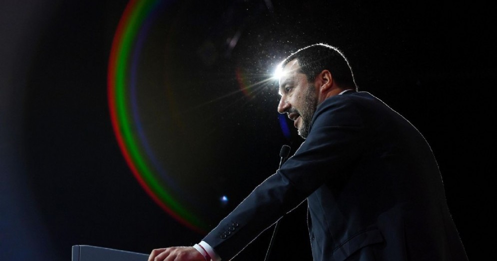 Il ministro dell'Interno Matteo Salvini. Roma, 26 novembre 2018