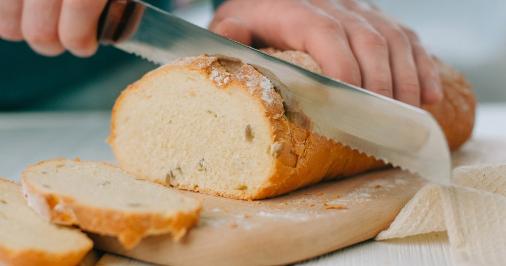 Pane ed etichetta salva pane