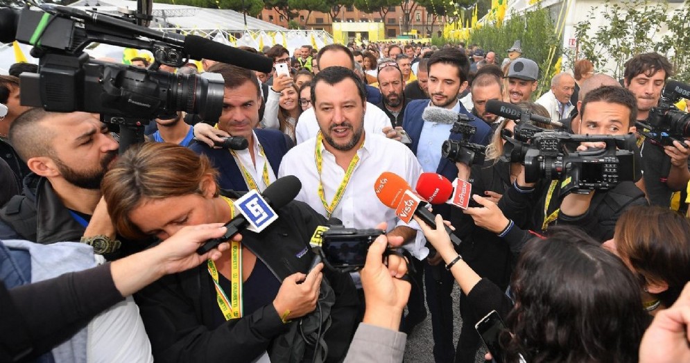 Il vicepremier e ministro dell'Interno Matteo Salvini