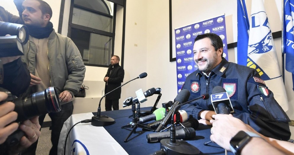 Il vicepremier e ministro dell'Interno Matteo Salvini