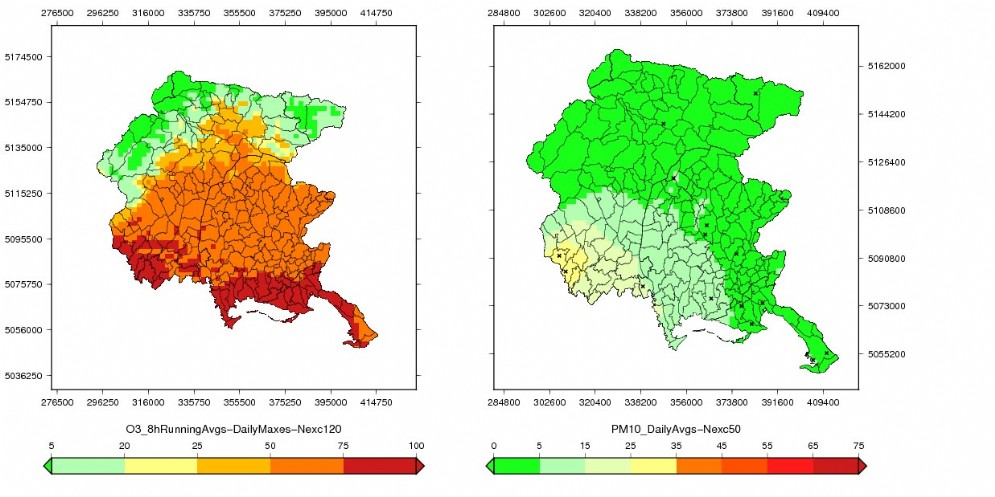 Qualità dell'aria in Fvg: nel 2018 meno polveri sottili ma più ozono