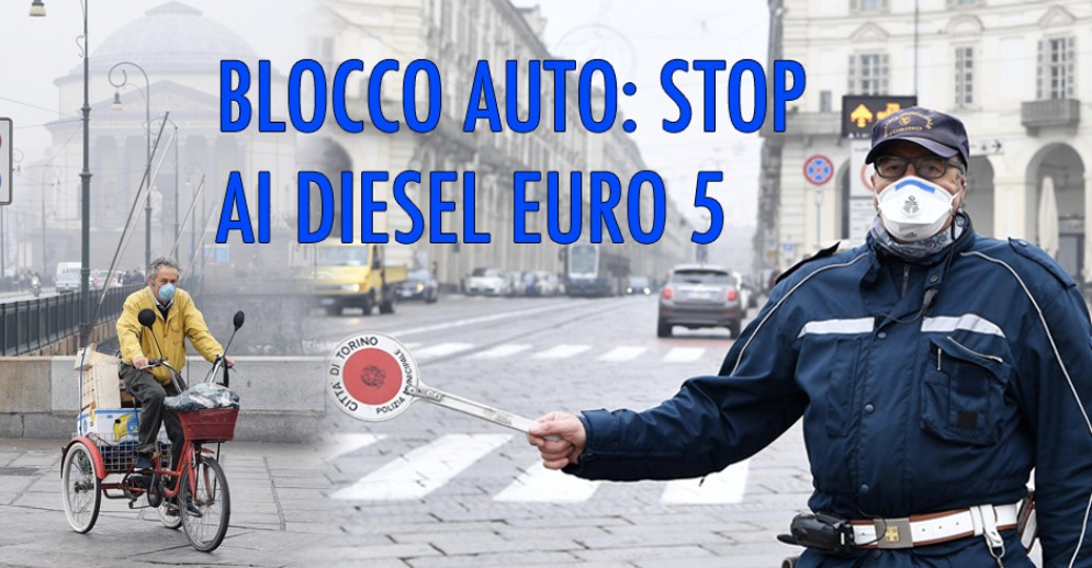 Incubo semaforo rosso, a Torino da martedì attivo il blocco dei Diesel Euro 5