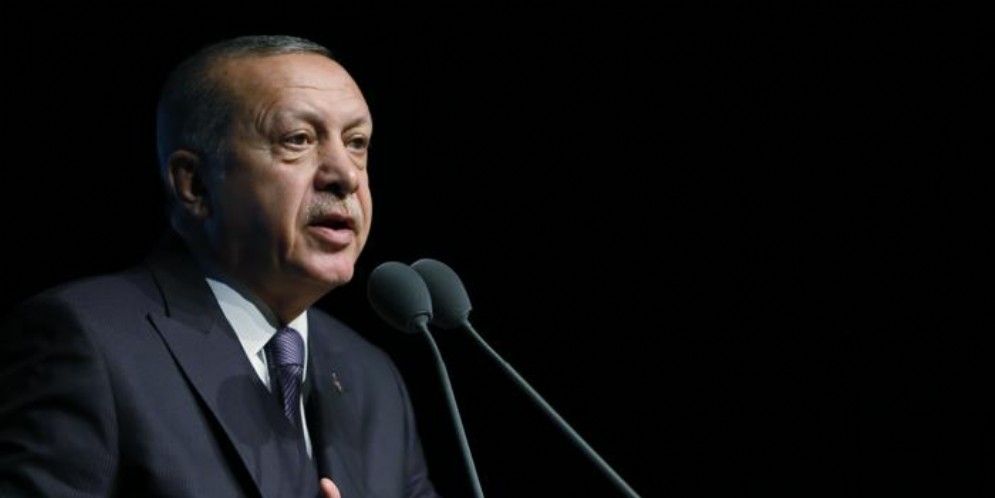 Il Presidente turco, Recep Tayyip Erdogan