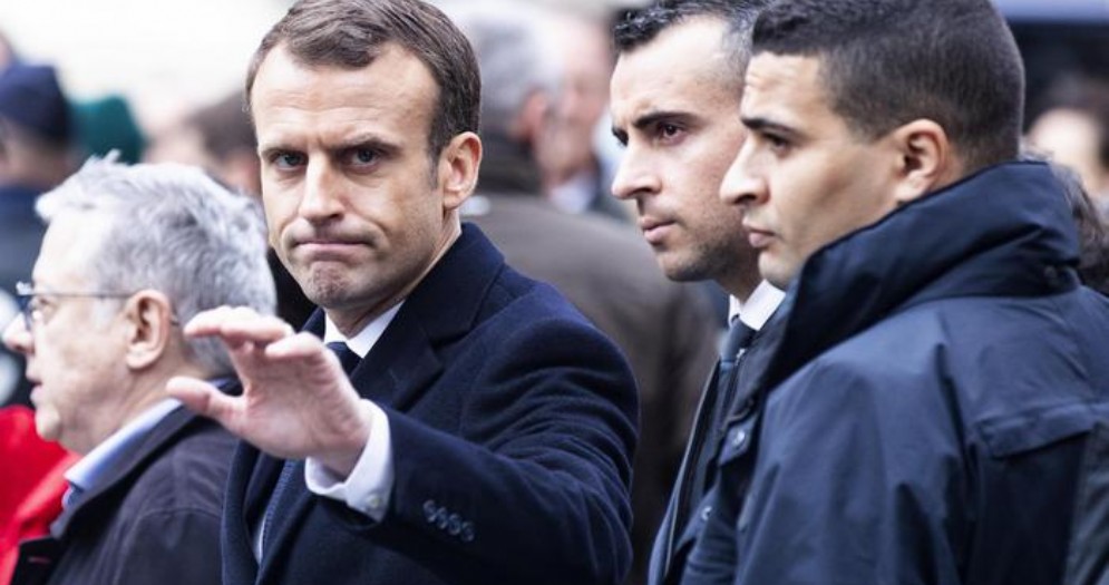 Il Presidente francese, Emmanuel Macron