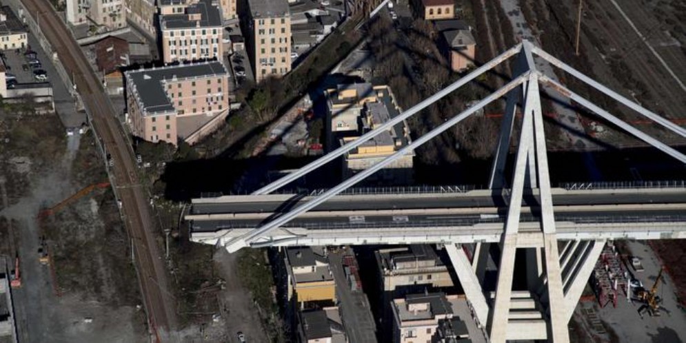 Il ponte Morandi a Genova