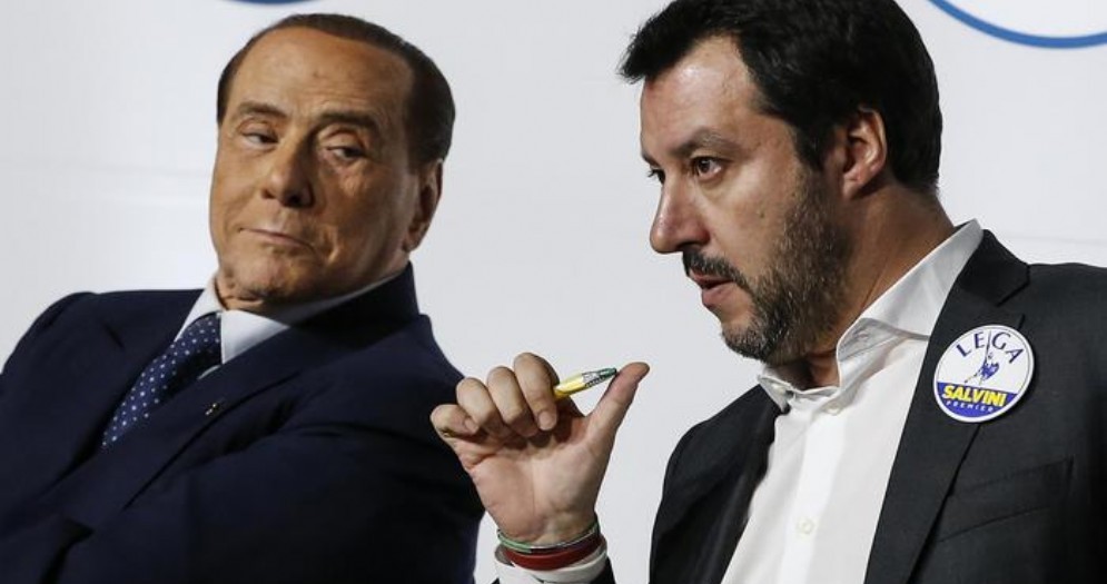 Silvio Berlusconi e Matteo Salvini