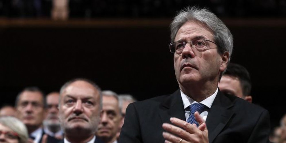 L'ex Premier, Paolo Gentiloni