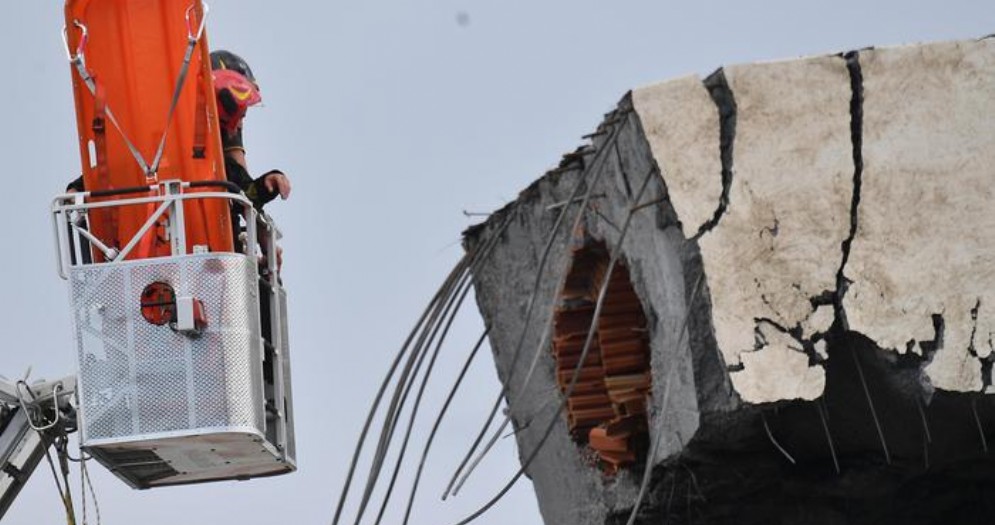 E' polemica tra i periti per lo stato della pila 8 del ponte Morandi
