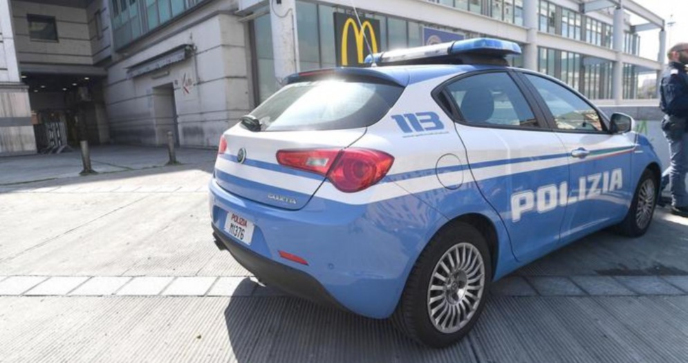 Auto della Polizia - Immagine d'archivio