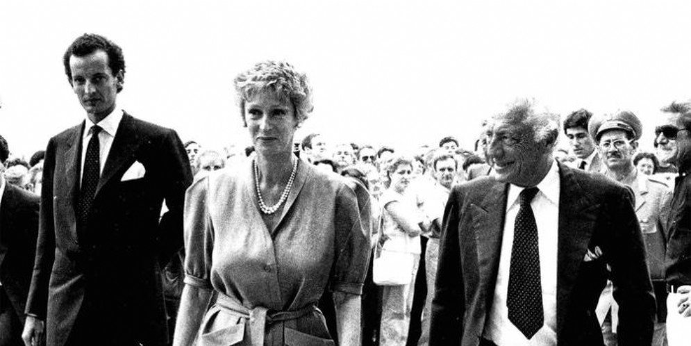 Edoardo, Marella e Gianni Agnelli