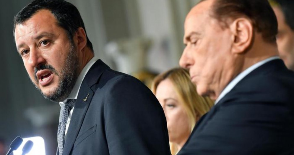 Matteo Salvini e Silvio Berlusconi