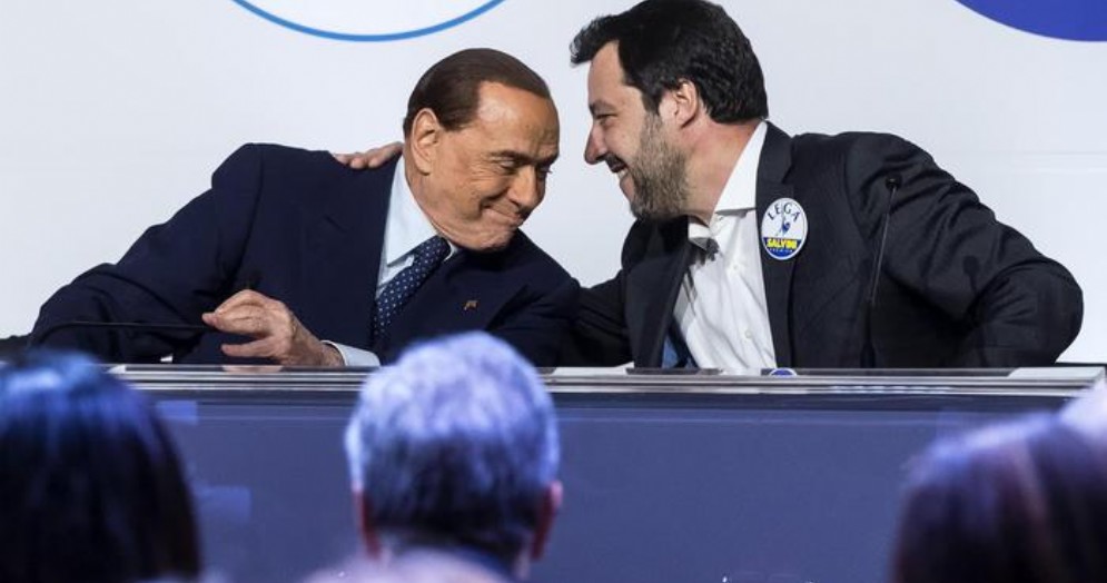 Silvio Berlusconi e Matteo Salvini