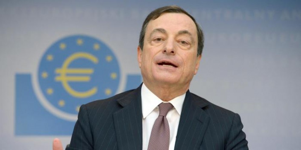 Il Presidente della BCE, Mario Draghi