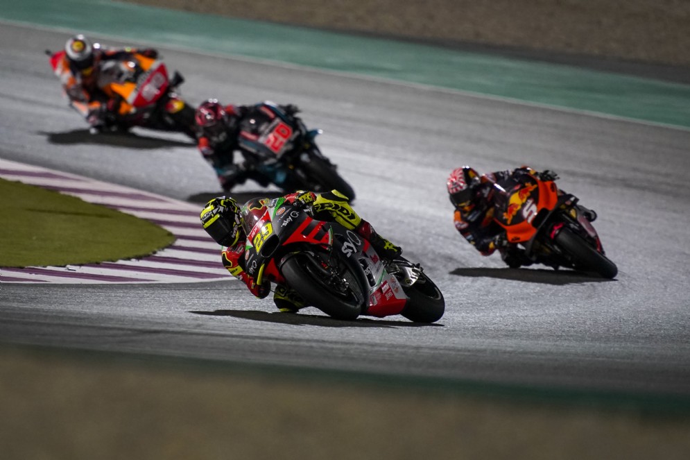 Andrea Iannone in Qatar