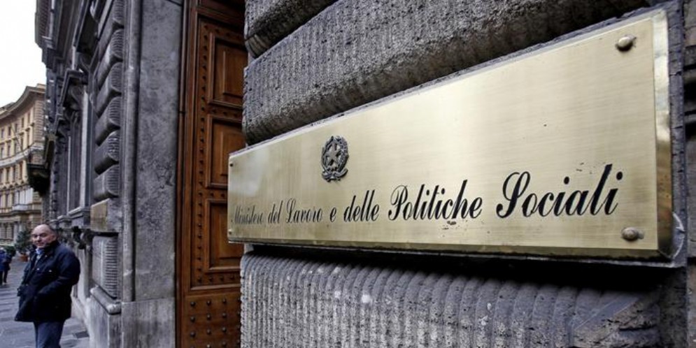 La sede del Ministero del Lavoro a Roma