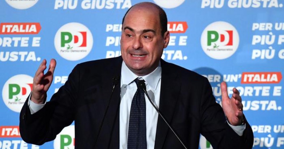 Il Segretario del PD, Nicola Zingaretti