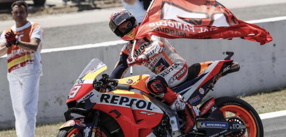 Marc Marquez trionfa a Jerez