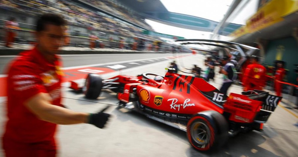 Charles Leclerc sulla Ferrari 2019
